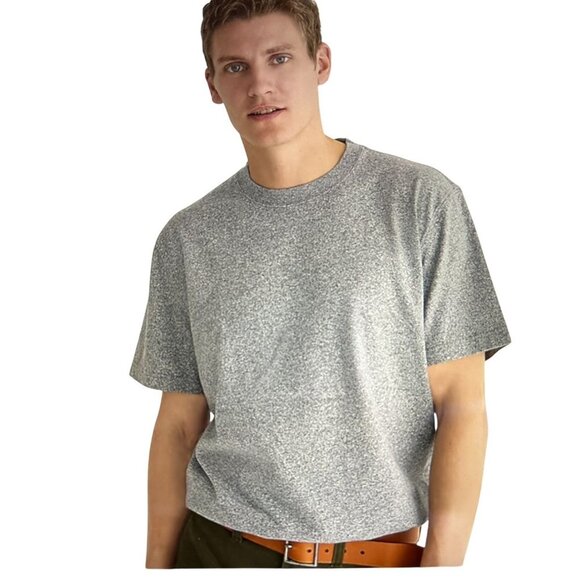 J.Crew Washed Tee Cotton Crewneck T-Shirt Gray Short Sleeve Size Med - Picture 1 of 5